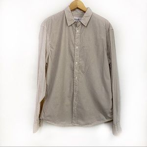 Frank & Eileen Barry Button Up Black Polka…